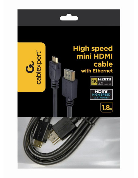CABLE HDMI-MINI HDMI 1.8M/V2.0 CC-HDMI4C-6 GEMBIRD