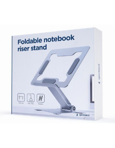 NB ACC RISER STAND FOLDABLE/SILVER NBS-D1-03 GEMBIRD