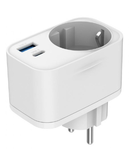 CHARGER USB UNIVERSAL 20W WHT/2P AC TA-ACPDQC20-01-W GEMBIRD