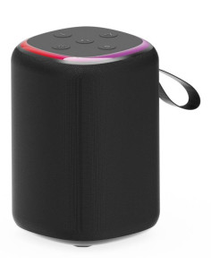 Portable Speaker, GEMBIRD, Black, Wireless, Bluetooth, SPK-BT-LED-08S