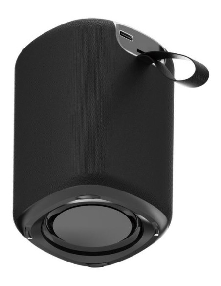 Portable Speaker, GEMBIRD, Black, Wireless, Bluetooth, SPK-BT-LED-08S