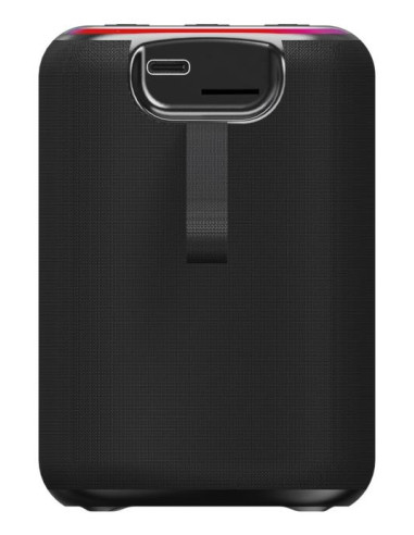 Portable Speaker, GEMBIRD, Black, Wireless, Bluetooth, SPK-BT-LED-08S