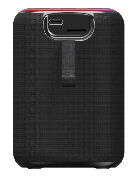 Portable Speaker, GEMBIRD, Black, Wireless, Bluetooth, SPK-BT-LED-08S