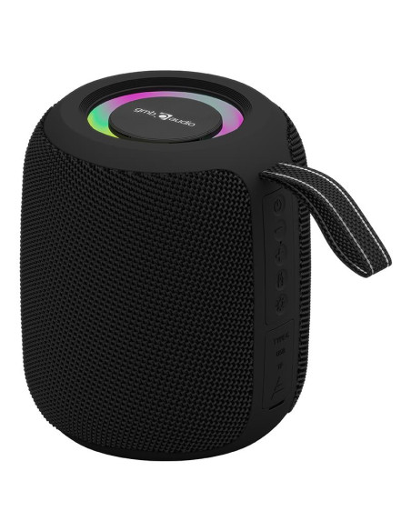 Portable Speaker, GEMBIRD, Black, Portable/Wireless, Bluetooth, SPK-BT-LED-05-BK
