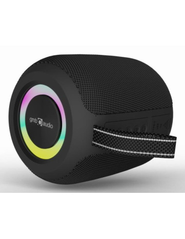 Portable Speaker, GEMBIRD, Black, Portable/Wireless, Bluetooth, SPK-BT-LED-05-BK