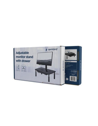 DISPLAY ACC ADJUSTABLE STAND/RECTGL MS-TABLE-D-01 GEMBIRD