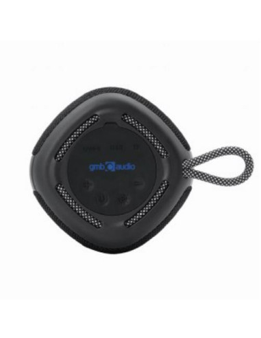 Portable Speaker, GEMBIRD, Black, Portable/Wireless, 1xUSB-C, Bluetooth, SPK-BT-LED-03-BK