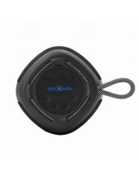 Portable Speaker, GEMBIRD, Black, Portable/Wireless, 1xUSB-C, Bluetooth, SPK-BT-LED-03-BK