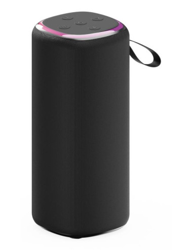 Portable Speaker, GEMBIRD, Black, Wireless, Bluetooth, SPK-BT-LED-08L