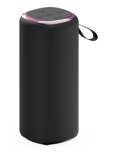 Portable Speaker, GEMBIRD, Black, Wireless, Bluetooth, SPK-BT-LED-08L