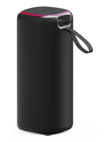 Portable Speaker, GEMBIRD, Black, Wireless, Bluetooth, SPK-BT-LED-08L