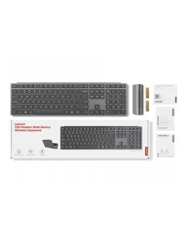 LENOVO 700 MODERN MULTI-DEVICE WIRELESS KEYBOARD-US ENGLISH