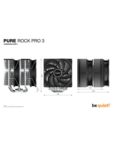 CPU COOLER S_MULTI/PURE ROCK PRO 3 BK041 BE QUIET