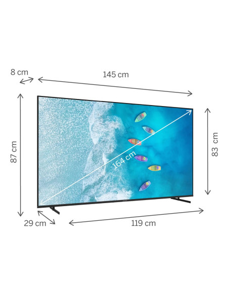 TV Set, THOMSON, 65 ", 4K Ultra HD, 3840 x 2160 pixels, Flat, 16:9, LED, 65UG4S15