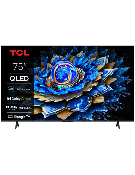 TV Set, TCL, 75 ", 4K Ultra HD, 3840 x 2160 pixels, Flat, 16:9, QLED, 75T69C