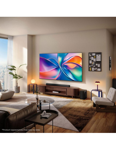 TV Set, HISENSE, 75 ", 4K Ultra HD, 3840 x 2160 pixels, Flat, 16:9, QLED, 75E7Q