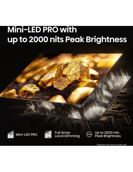 TV Set, HISENSE, 55 ", 4K Ultra HD, 3840 x 2160 pixels, Flat, 16:9, ULED, 55U7QPRO