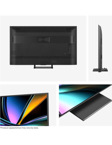 TV Set, HISENSE, 55 ", 4K Ultra HD, 3840 x 2160 pixels, Flat, 16:9, ULED, 55U7QPRO