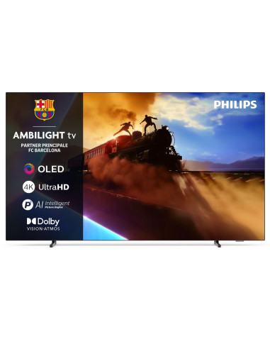 TV Set, PHILIPS, 55 ", 4K Ultra HD, 3840 x 2160 pixels, Flat, 16:9, OLED, 55OLED770/12