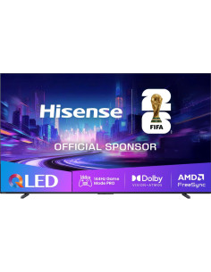 TV Set, HISENSE, 100 ", 4K Ultra HD, 3840 x 2160 pixels, Flat, 16:9, QLED, 100E7QPRO