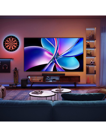 TV Set, HISENSE, 100 ", 4K Ultra HD, 3840 x 2160 pixels, Flat, 16:9, QLED, 100E7QPRO