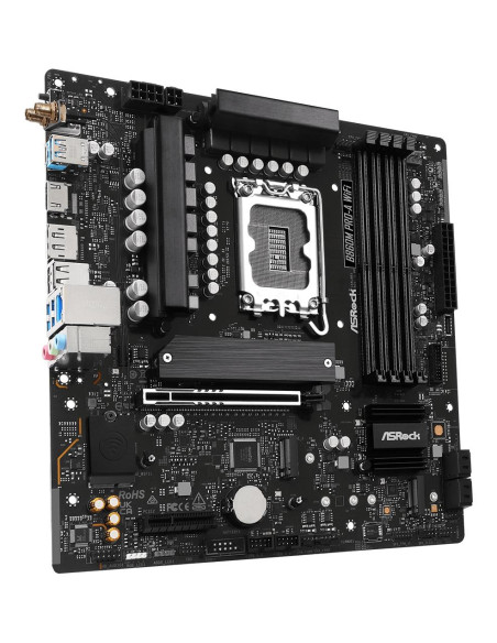 Mainboard, ASROCK, Intel B860 Express, LGA1851, Micro-ATX, Memory DDR5, Memory slots 4, B860MPRO-AWIFI