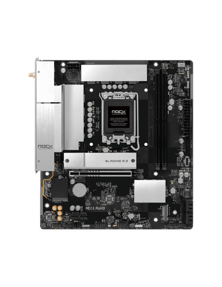 Mainboard, ASROCK, Intel B860, LGA 1851 (Socket V1), micro ATX, RAM DDR5-SDRAM, 2xSlots, Wi-Fi Yes, Bluetooth Yes, 1xNumber of 