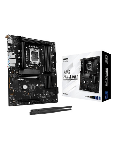 Mainboard, ASROCK, Intel B860 Express, LGA1851, ATX, Memory DDR5, Memory slots 4, 1xPCI-Express 4.0 16x, 1xPCI-Express 5.0 16x,