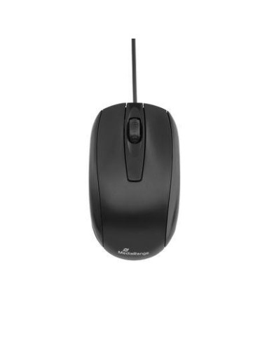 MOUSE USB OPTICAL BLACK/3-BUTTON MROS210 MEDIARANGE