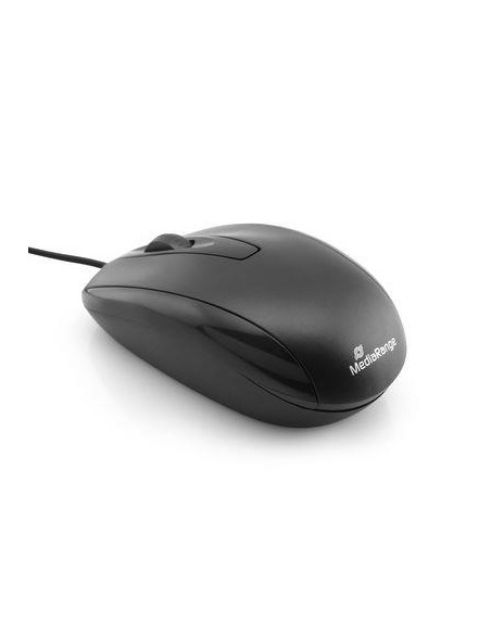 MOUSE USB OPTICAL BLACK/3-BUTTON MROS210 MEDIARANGE