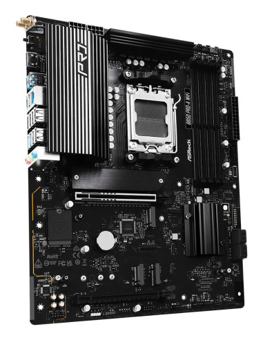 Mainboard, ASROCK, AMD B850, SAM5, ATX, Memory DDR5, Memory slots 4, 1xPCI-Express 4.0 16x, 1xPCI-Express 5.0 16x, 1xM.2, 1xHDM