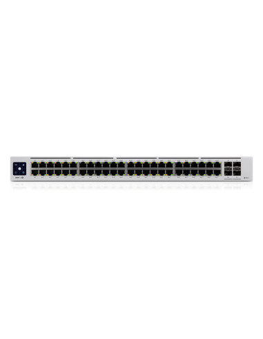 Switch, UBIQUITI, USW-PRO-48-POE, Type L3, Rack, 48x10Base-T / 100Base-TX / 1000Base-T, 4xSFP, PoE+ ports 48, 600 Watts, USW-PR