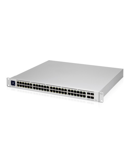 Switch, UBIQUITI, USW-PRO-48-POE, Type L3, Rack, 48x10Base-T / 100Base-TX / 1000Base-T, 4xSFP, PoE+ ports 48, 600 Watts, USW-PR