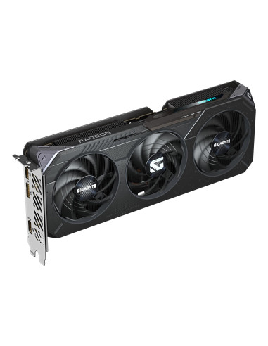 Graphics Card, GIGABYTE, AMD Radeon RX 9060 XT, 16 GB, GDDR6, 128 bit, PCIE 5.0 16x, Triple slot Fansink, GV-R9060XTGAMINGOC-16