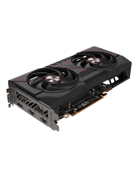 Graphics Card, SAPPHIRE, AMD Radeon RX 9060 XT, 16 GB, GDDR6, 128 bit, PCIE 5.0 16x, GPU 2700 MHz, Dual Slot Fansink, 2xHDMI, 1