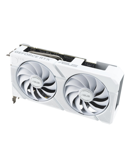 Graphics Card, ASUS, NVIDIA, GeForce RTX 5060 Ti, 16 GB, GDDR7, 128 bit, PCI Express 5.0, Active, DUAL-RTX5060TI-O16G-WHITE