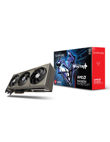 Graphics Card, SAPPHIRE, AMD Radeon RX 9070 XT, 16 GB, GDDR6, 256 bit, PCIE 5.0 16x, GPU 2520 MHz, Triple slot Fansink, 2xHDMI,