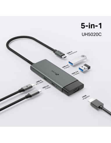 I/O HUB USB-C 5PORT/UH5020C TP-LINK