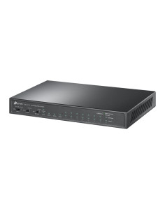 Switch, TP-LINK, Desktop/pedestal, 8x10Base-T / 100Base-TX, 1xSFP, 2xRJ45, PoE+ ports 8, 65 Watts, TL-SL1311P