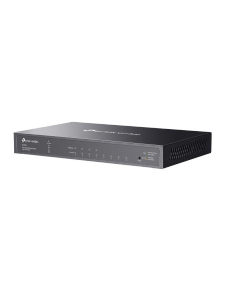 Switch, TP-LINK, Omada, TL-SG2008P, Type L2+, Desktop/pedestal, 8x10Base-T / 100Base-TX / 1000Base-T, PoE+ ports 4, 62 Watts, T