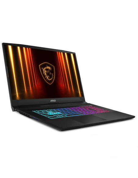Notebook, MSI, Katana 17 HX B14WFK, CPU Intel CoreT i7, i7-14650HX, 17.3 ", 1920 x 1080 pixels, RAM 16 GB, DDR5-SDRAM, SSD 1000