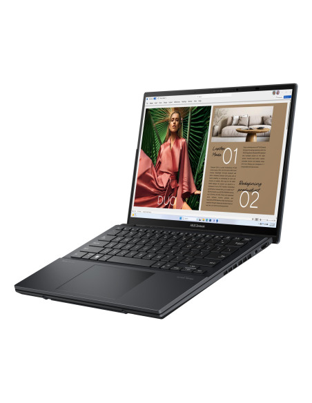 Notebook, ASUS, ZenBook Series, DUO, UX8406CA-PZ009W, CPU Core Ultra, U9-285H, 2900 MHz, 14", Touchscreen, 2880x1800, RAM 32GB,