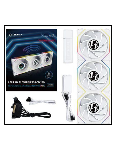 CASE FAN 120MM WRL REVERSE 3PC/G99.12RTLLCD1W3W.00 LIAN LI