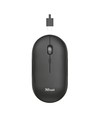 MOUSE USB OPTICAL WRL/PUCK RECHARGEABLE 24059 TRUST