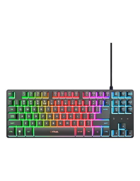 KEYBOARD USB GXT833 THADO TKL/ENG BLACK 25886 TRUST