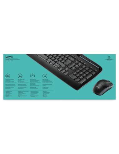 KEYBOARD +MOUSE COMBO MK330/ENG 920-003989 LOGITECH