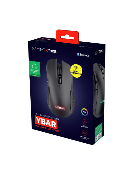 MOUSE USB OPTICAL WRL GXT931/YBAR MULTI BLK 25330 TRUST