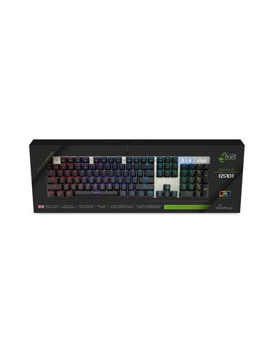 KEYBOARD GS101 BLACK/SILVER/MRGS101-UK MEDIARANGE