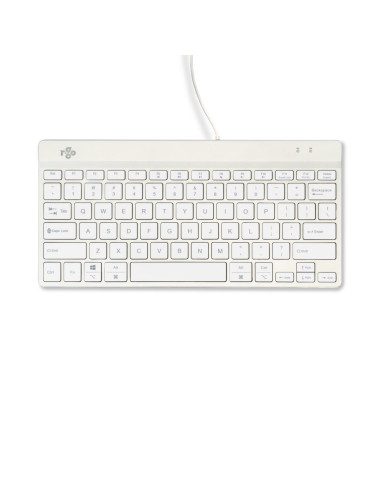 KEYBOARD COMPACT BREAK ENG/WHITE RGOCOUSWDWH R-GO TOOLS