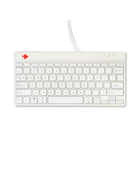 KEYBOARD COMPACT BREAK ENG/WHITE RGOCOUSWDWH R-GO TOOLS